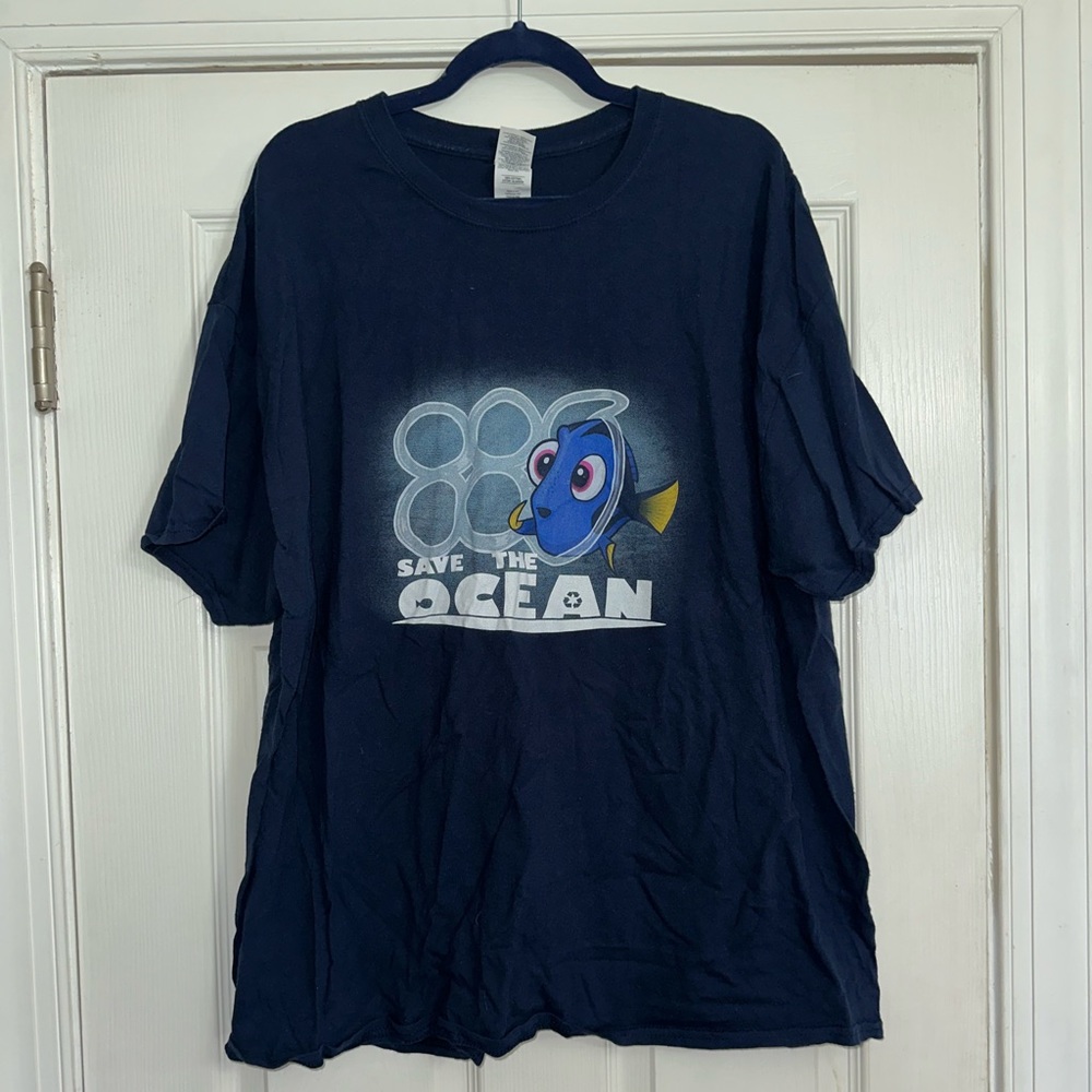 Finding Nemo “Save The Ocean” Tshirt Size 2xl - image 1